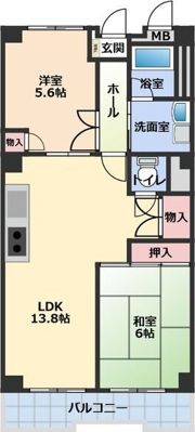 OS・SKYマンション小幡の間取り画像