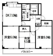 加藤マンションの間取り画像