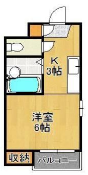 ギャラン小芝の間取り画像