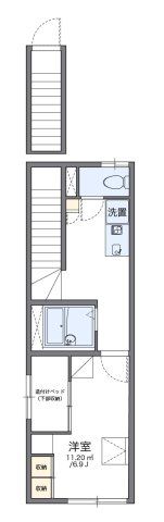 レオパレスさくらの間取り画像
