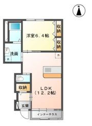 ルクラージュキセキの間取り画像