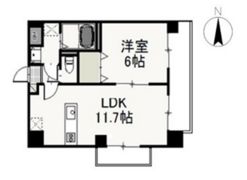 エルベ瓦町の間取り画像