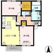 プラム F棟の間取り画像