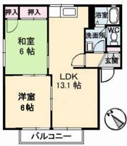エクセル向井 A棟の間取り画像