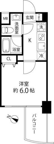 マーレ横浜白金の間取り画像