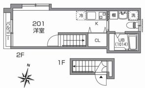 グランエッグス東高円寺の間取り画像