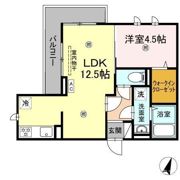 アサヒパレス久保田 A棟の間取り画像