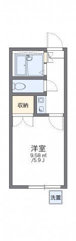 レオパレス川合Bの間取り画像