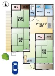 池之上戸建ての間取り画像