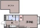 スカイガーデン万倍Bの間取り画像