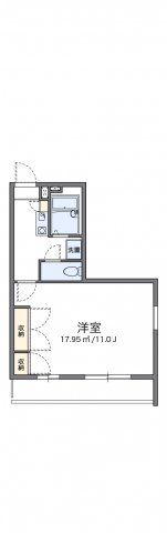 レオパレス出藍の間取り画像