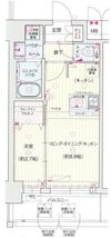 ファステート東大阪バレーナの間取り画像