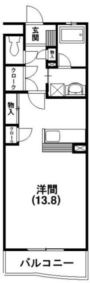 ファンターナ西都の間取り画像
