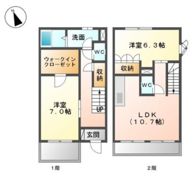 グレイスサンハイムⅡの間取り画像