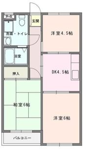 サンモールマンションの間取り画像