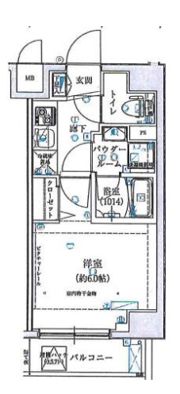 SHOKEN Residence 横浜伊勢町の間取り画像