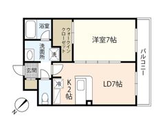 オリオリシティVの間取り画像