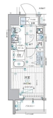 ジェノヴィア西横浜の間取り画像