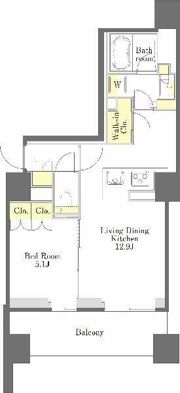 プライムメゾン江古田の杜WESTの間取り画像