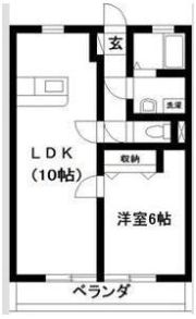 ジュネシオン小出の間取り画像