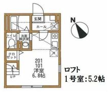 ハーミットクラブハウス追浜Annexの間取り画像