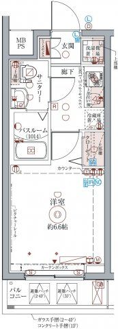 クレヴィスタ立石の間取り画像