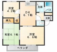グランビア庄内の間取り画像