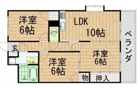 セントラル戸坂の間取り画像