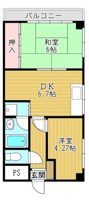メゾンKの間取り画像