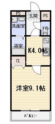 アムールYFの間取り画像