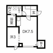 メリディアン桜木町の間取り画像