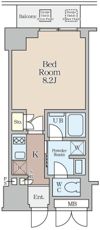 クレストコート堂島の間取り画像