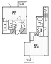 アーバンフラッツ目黒本町の間取り画像