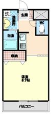 ネストかちどき橋の間取り画像