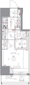 ユリカロゼAZ亀有North Towerの間取り画像