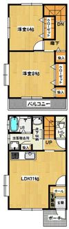 メゾンフジの間取り画像