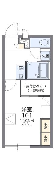 レオパレスワンダーシーの間取り画像