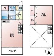 リューレント河原町の間取り画像