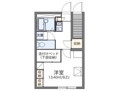 レオパレスロータスの間取り画像