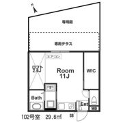 グロワール池田の間取り画像
