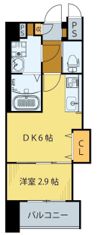 シェルグランデ原町の間取り画像