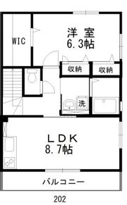 ルピナスの間取り画像