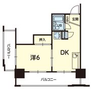 桜町ｾﾝﾀｰﾋﾞﾙ 507号の間取り画像