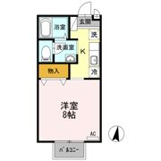 ヴィラⅡの間取り画像