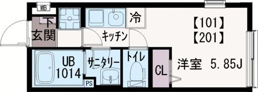 K・S武蔵関の間取り画像