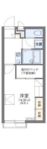 レオパレスサンサーラの間取り画像