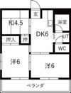 コーポ大晴の間取り画像
