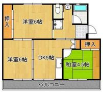 ビレッジハウス水巻1号棟の間取り画像