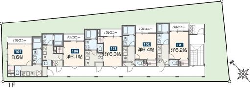 MELDIA西浦和Ⅲの間取り画像