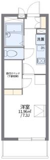 レオパレス中吉田Uの間取り画像